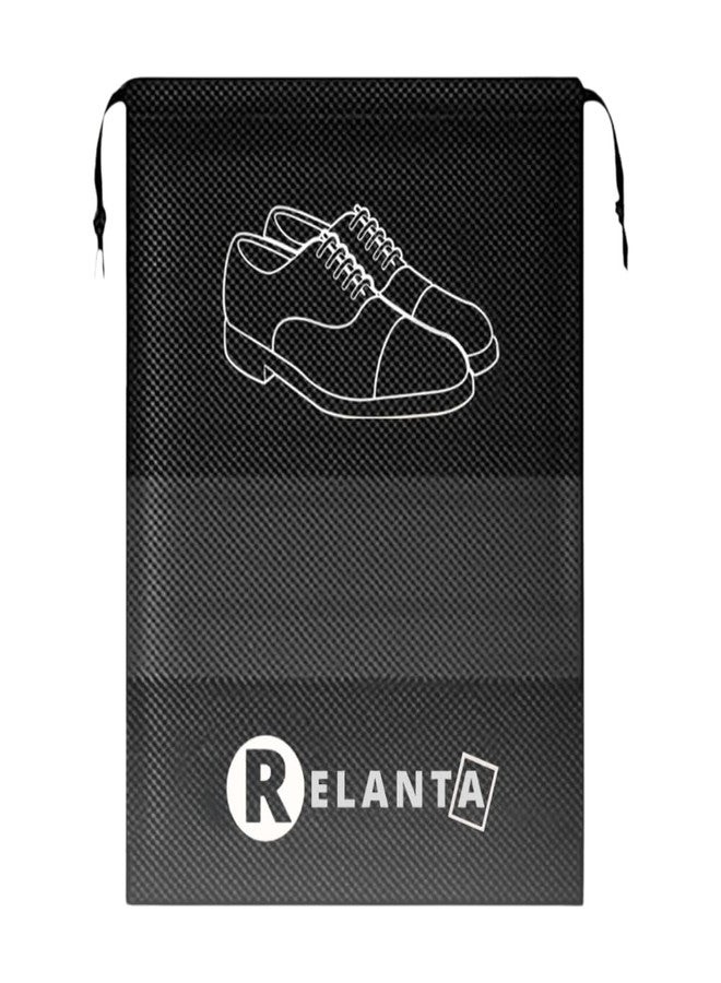 Relanta Shoe Bags for Travel (Pack of 6) - 13x17.3 Inch Shoe Storage Organizer Pouches for Men & Women | Waterproof, Dustproof, Reusable Shoe Covers for Travel, Closet, Luggage - Image 2